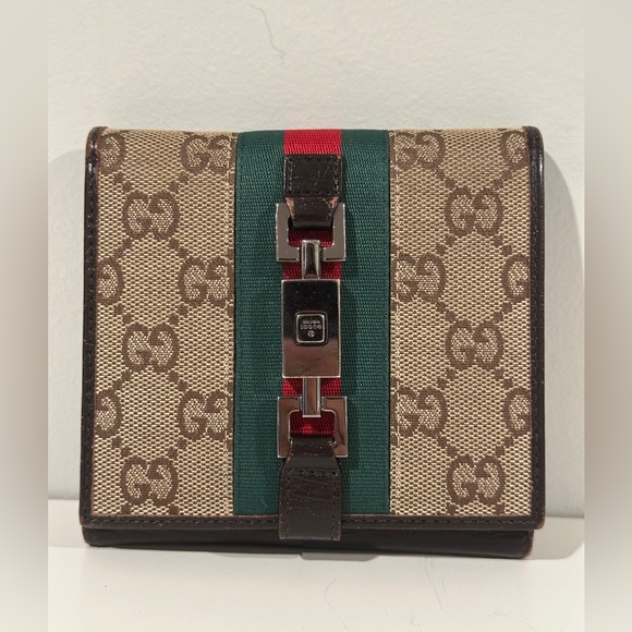 Vintage Gucci compact GG canvas wallet - Picture 1 of 13